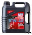 Масло LiquiMoly   Motorbike 4T Synth Street Race 10W-40 (Синтетическое) 4л