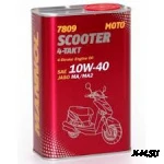 Масло Mannol моторное 4T син. 10w40 Scooter 1л металл