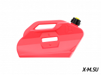 Канистра 5л красная для кофра TESSERACT, для ATV AODES PATHCROSS 650-1000
