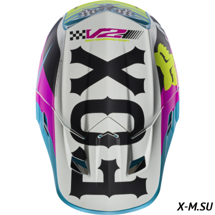 Козырек к шлему Fox V2 Helmet Visor Rohr Teal