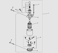 Электростартер  2-Х ТАКТНОГО ПЛМ YAMABISI T40BWS