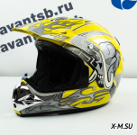 Шлем кроссовый Avantis Lead, Желтый