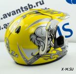 Шлем кроссовый Avantis Lead, Желтый