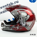 Шлем кроссовый Avantis Lead, Красный