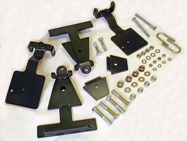 Комплект кронштейнов крепления гусениц для ATV №1 (ATV Хайсан, сварные рычаги) КГ.01-00.000