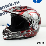 Шлем кроссовый Avantis Lead, Красный