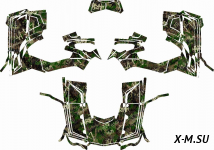 Наклейки №3 на Квадроцикл (комплект наклеек) AODES