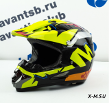 Шлем кроссовый Avantis Orwell, Черный